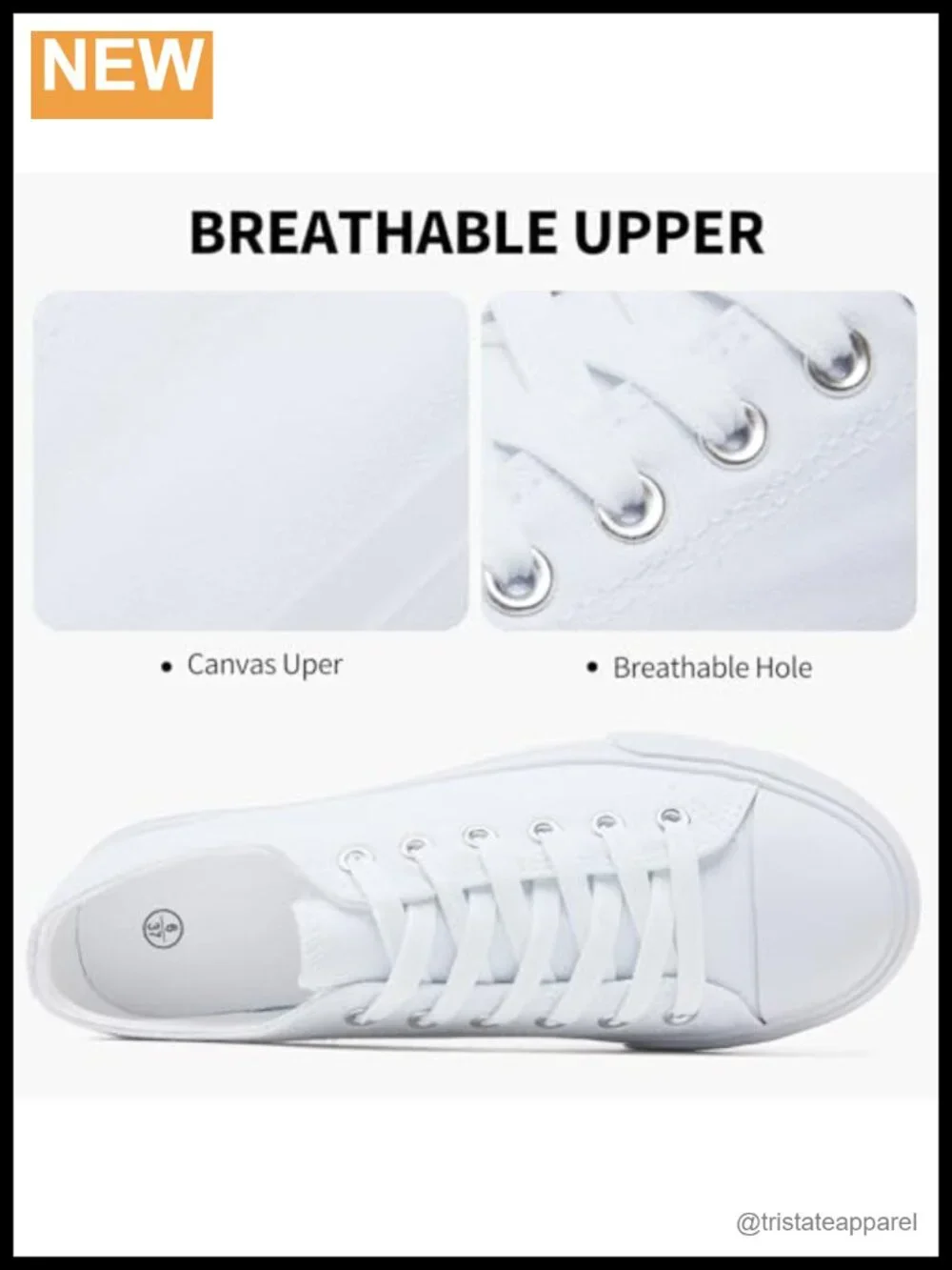 Women's Platform Canvas Sneakers - Breathable, Non-Slip, Lace-Up